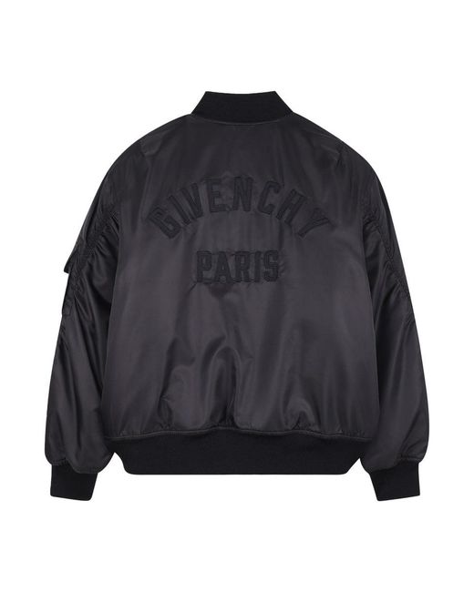Givenchy Blue Mini Bomber Jacket
