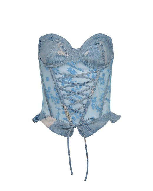 ANDERSSON BELL Blue Bustier von aus Polyester