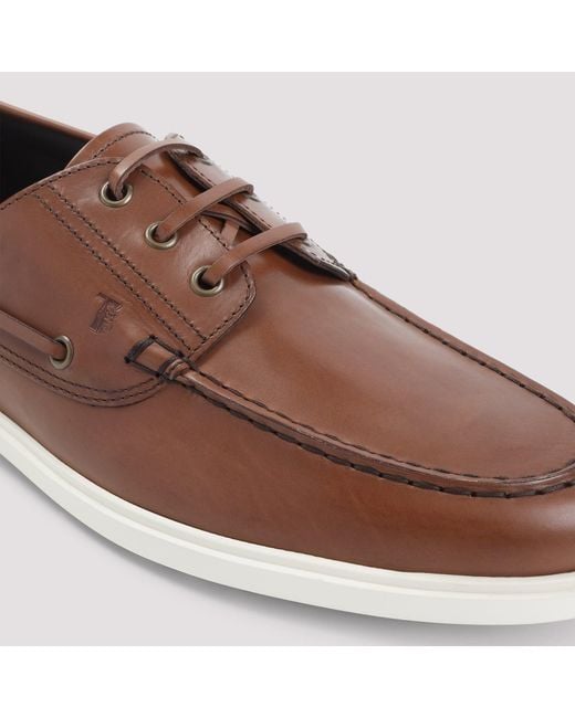 Tod's Brown Boat Loafer