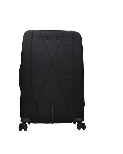 Piquadro Black Fabric Trolley