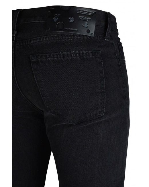 Off-White c/o Virgil Abloh Blue Slim Fit Denim Jeans for men