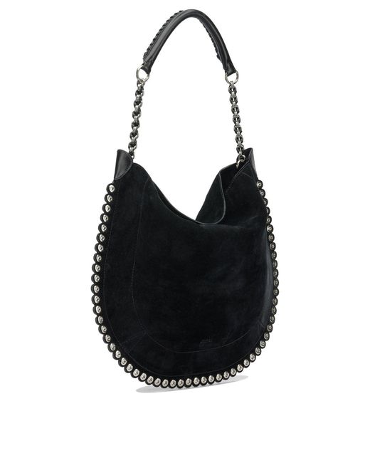 Isabel Marant Black "Oskan Hobo Soft" Shoulder Bag