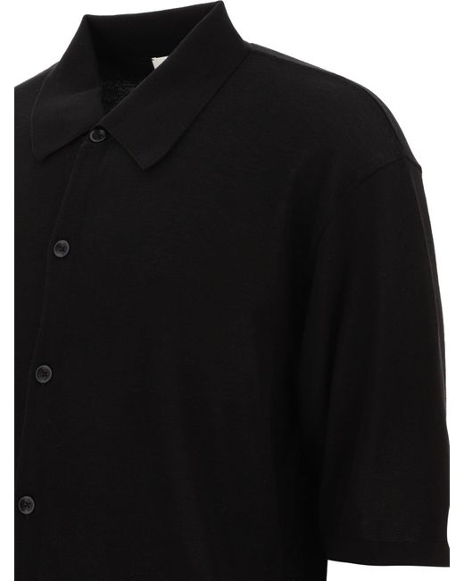 Lemaire Strickhemd in Black für Herren
