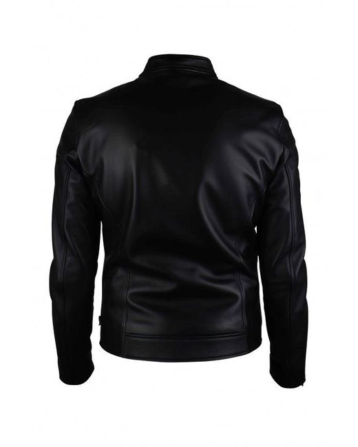 Philipp Plein Black Biker Jacket