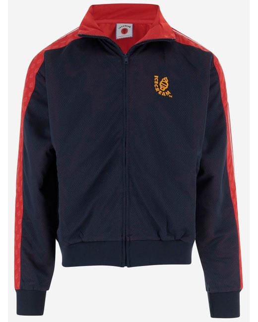 ICECREAM Blue Color Block Technical Jacket