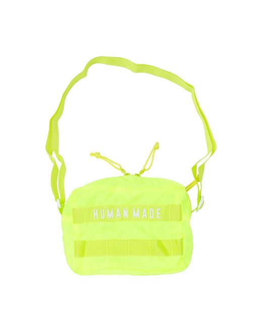 Human Made Yellow Lightweight Foldable Bag Crossbody Bags for men