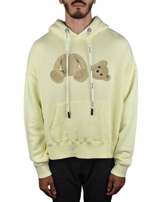 Palm Angels Green Pastel Hooded Sweatshirt