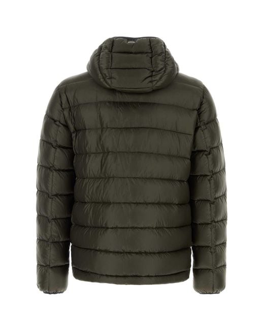 Herno Green Nylon Down Jacket for men