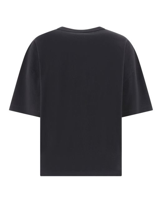 Camiseta de Boxy Lemaire de hombre de color Black
