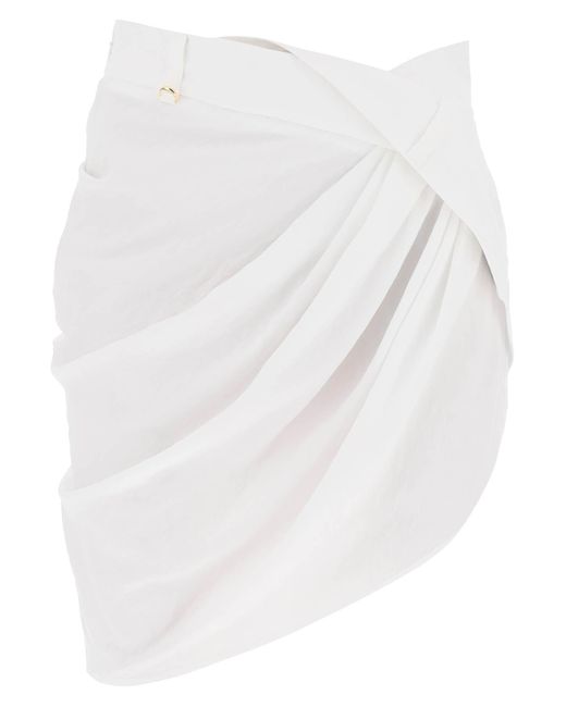 Minigonna 'La Mini Jupe Saudade' di Jacquemus in White