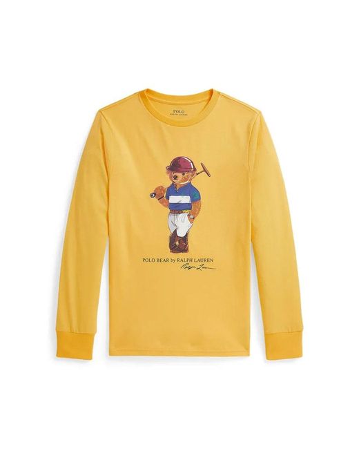 Polo Ralph Lauren Yellow "Polo Bear" T Shirt