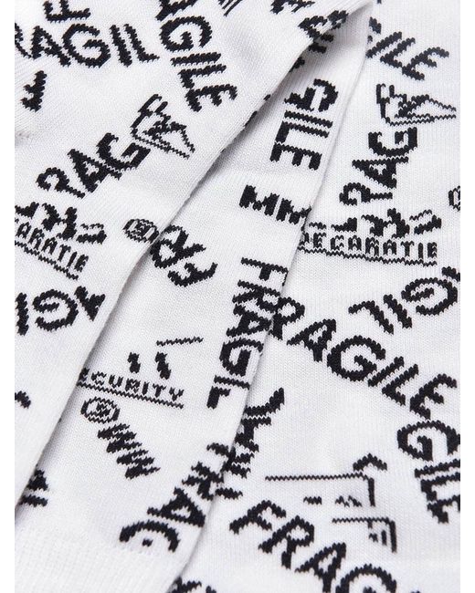 MM6 by Maison Margiela White Sock