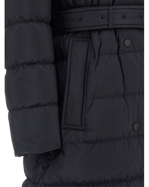 Abrigo De Plumas Burberry de color Blue