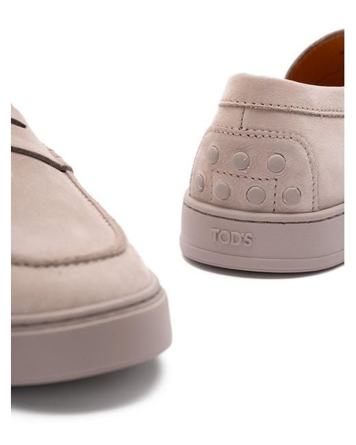 Tod's Pink Flat Shoes Dove