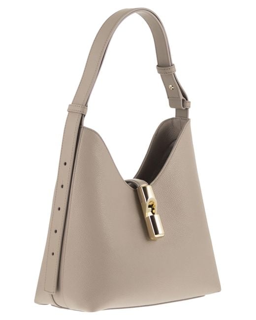 Furla Natural Goccia S Hobo Shoulder Bag