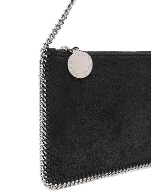 Stella McCartney Black Falabella Schultertasche