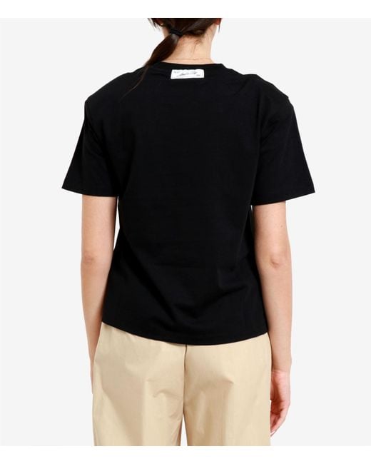 Erika Cavallini Semi Couture Black T Shirts And Polos