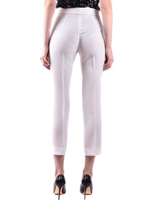Max Mara Broek Wit in het Pink