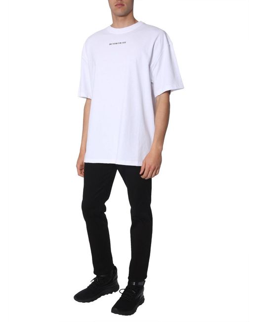 Ih Nom Uh Nit White T-Shirt Con Logo E Stampa Bowie for men
