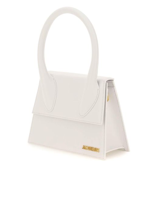 Le Grand Chiquito Bag Jacquemus de color White