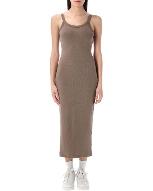 Nike Brown Tight Mini-Rib Tank