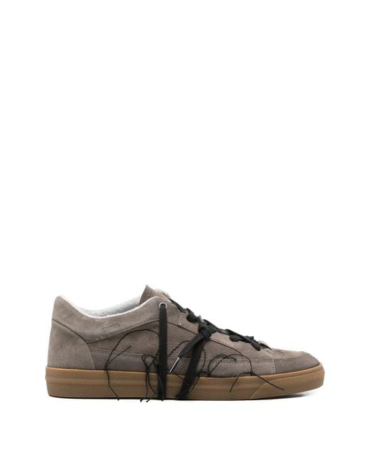 Santha Gray Love Cut Suede Taupe