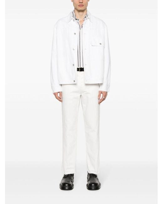 Lanvin White Straight-leg Jeans for men