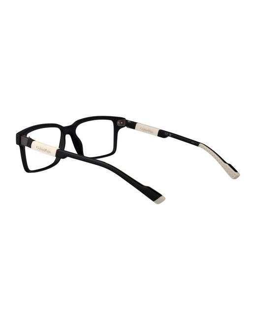 Calvin Klein Black Acetate Glasses for men