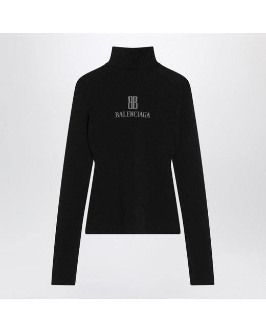 Balenciaga Black Nano Bb Turtleneck