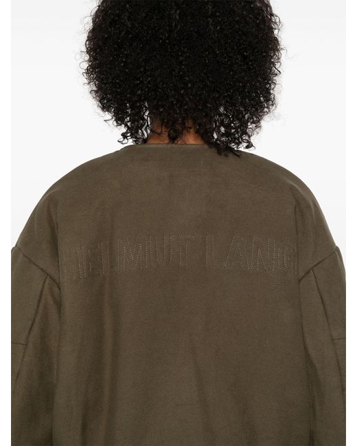 Helmut Lang Green Cocoon Bomber Jacket