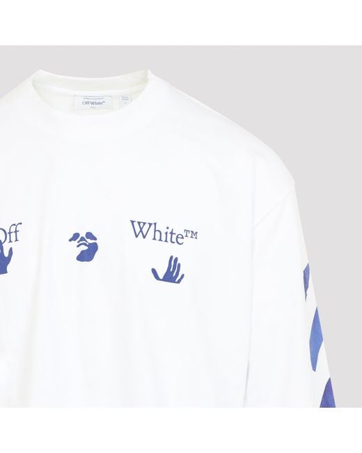 Off-White c/o Virgil Abloh White Bacco Arrow L/S Skate T Shirt