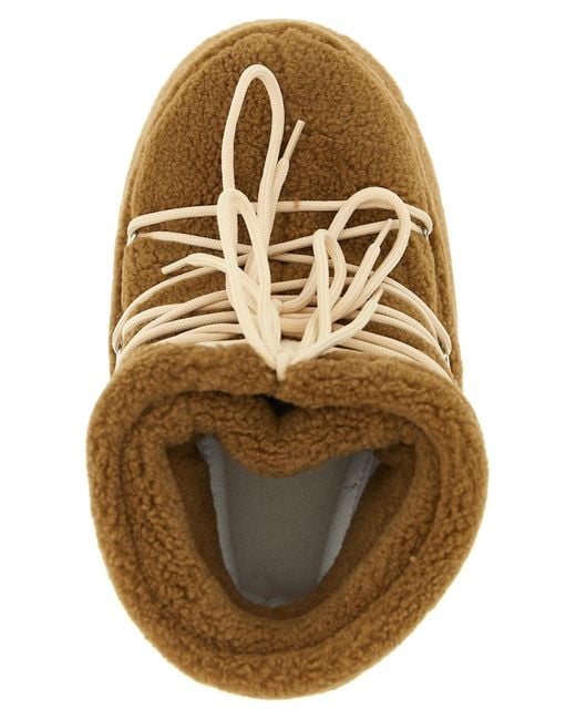 Moon Boot 'icon Low' Enkellaarzen in het Brown