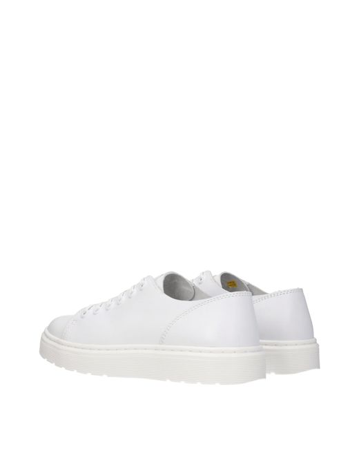 Dr. Martens White Dr. Martens Sneakers Dante Uomo Pelle Bianco/Bianco Ottico for men