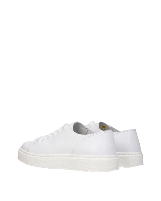 Dr. Martens White Dr. Martens Sneakers Dante Uomo Pelle Bianco/Bianco Ottico for men