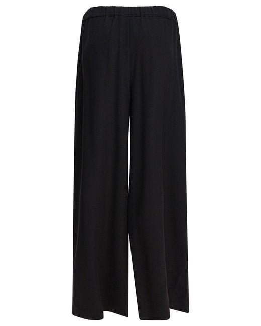 Max Mara Pure Black Trousers