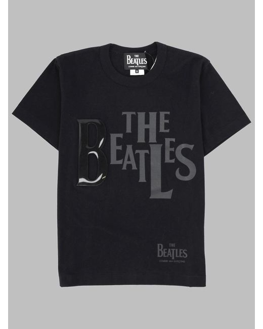 COMME DES GARÇONS PLAY Black T Shirt Con Stampa