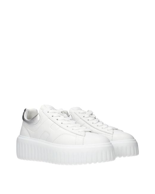 Hogan White Sneakers/ Leather