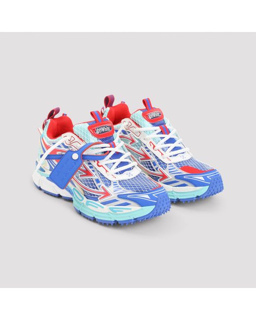 Off-White c/o Virgil Abloh Blue M-Be Right Back Net Sneakers
