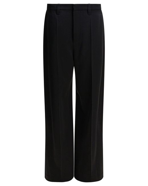 Brunello Cucinelli Black Wide-Leg Pants