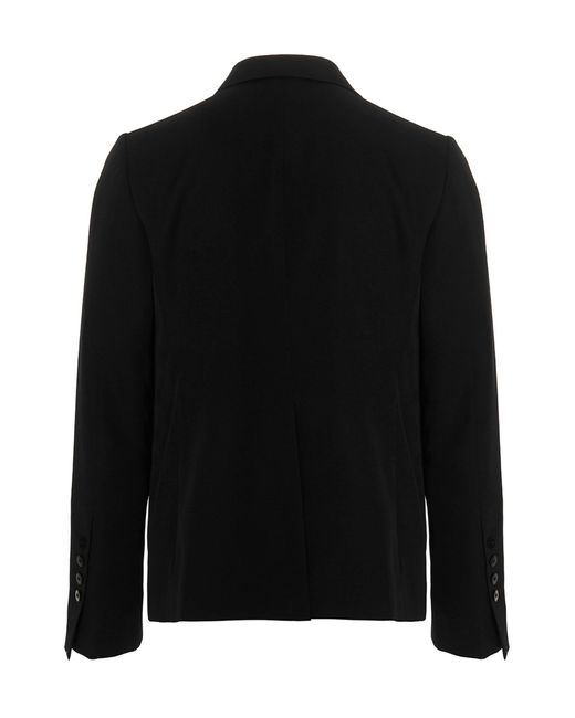 SAPIO Black Blazer 'gabardine Smoking' for men