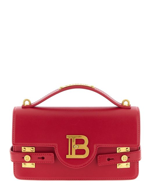 Balmain Red 'B Buzz 24' Handtasche