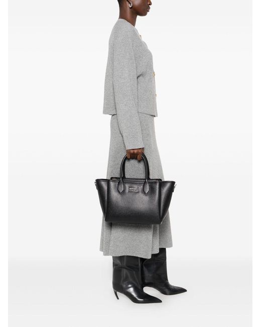 Emporio Armani Black 'Odette' Medium Tote