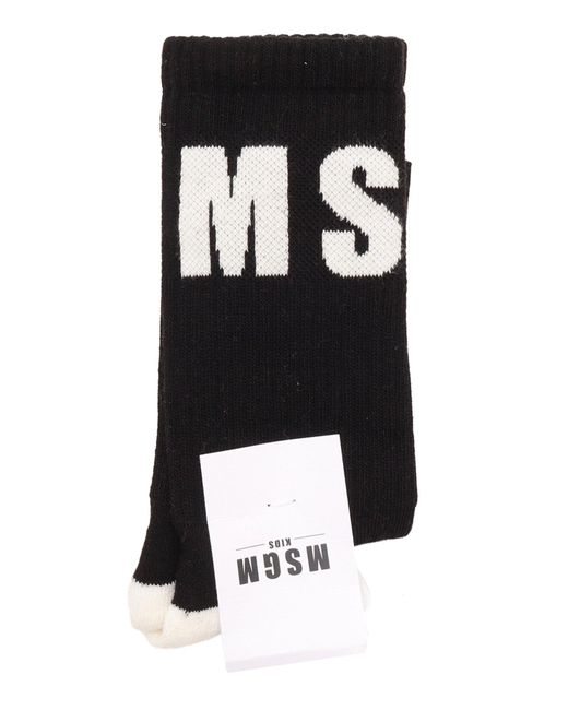 Calcetines Unisex Nero/Negro MSGM de color Black
