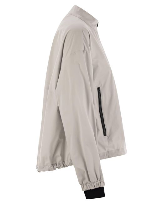Herno Laminar Bomber Jacket Met Zip in het Gray