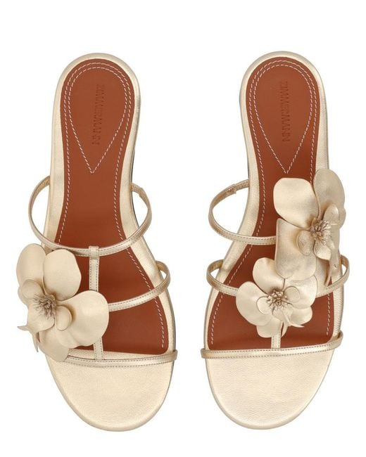 Zimmermann Natural Leather Flat