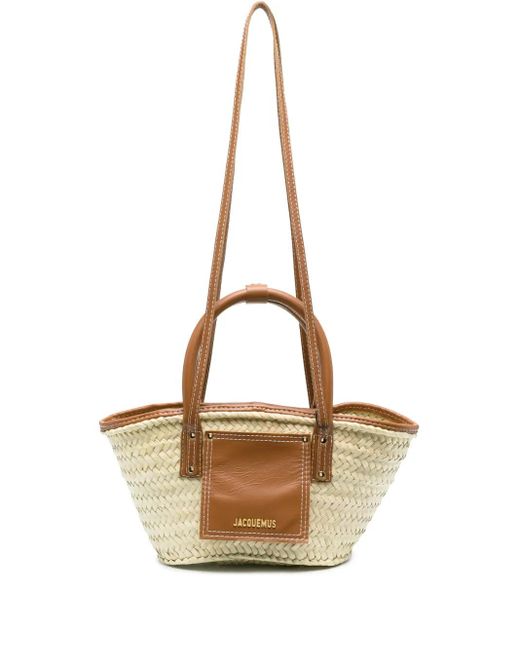 Jacquemus Natural Le Petit Panier Soli Eimerbeutel