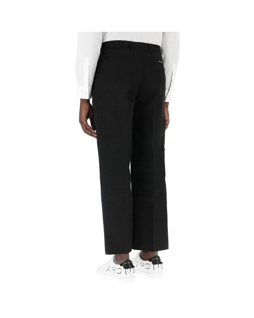 Pantalones recortados Givenchy de hombre de color Black