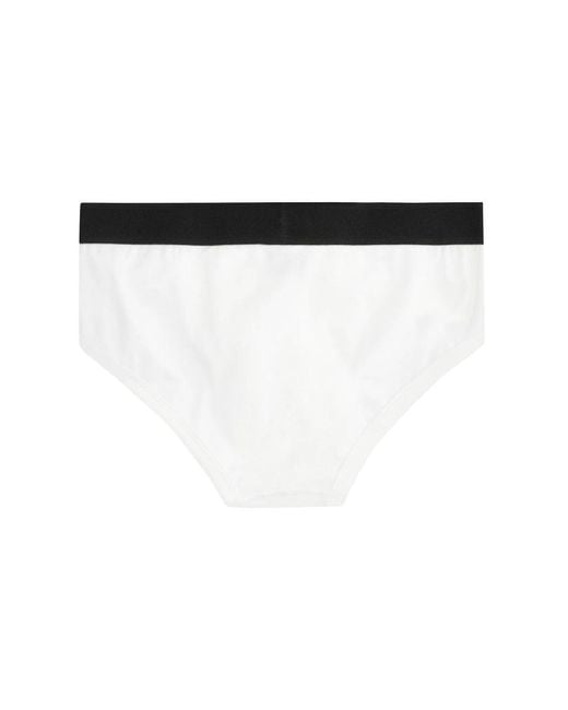 Tom Ford White Briefs With Logo