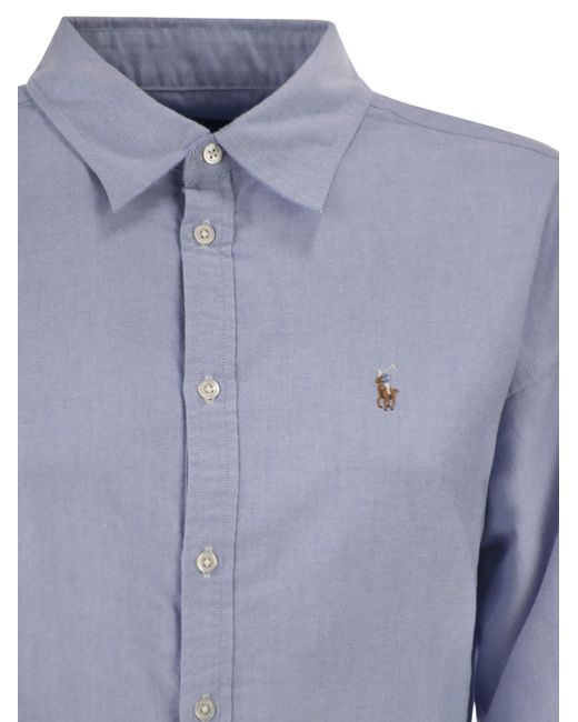 Polo Ralph Lauren Blue Oxford Cotton Shirt Dress