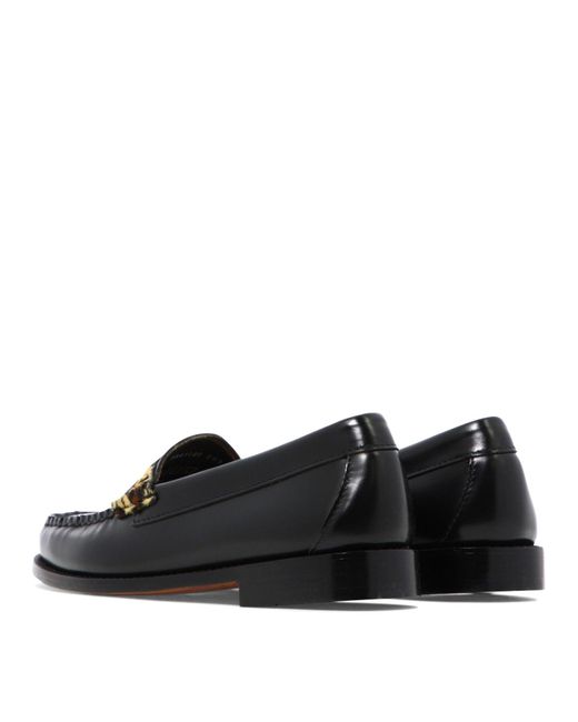 G.H.BASS Black G.hbass & Coweejuns Penny Loafers